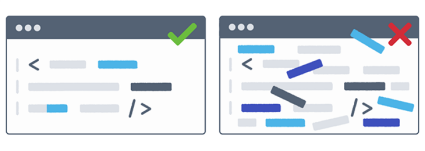 good code vs messy code