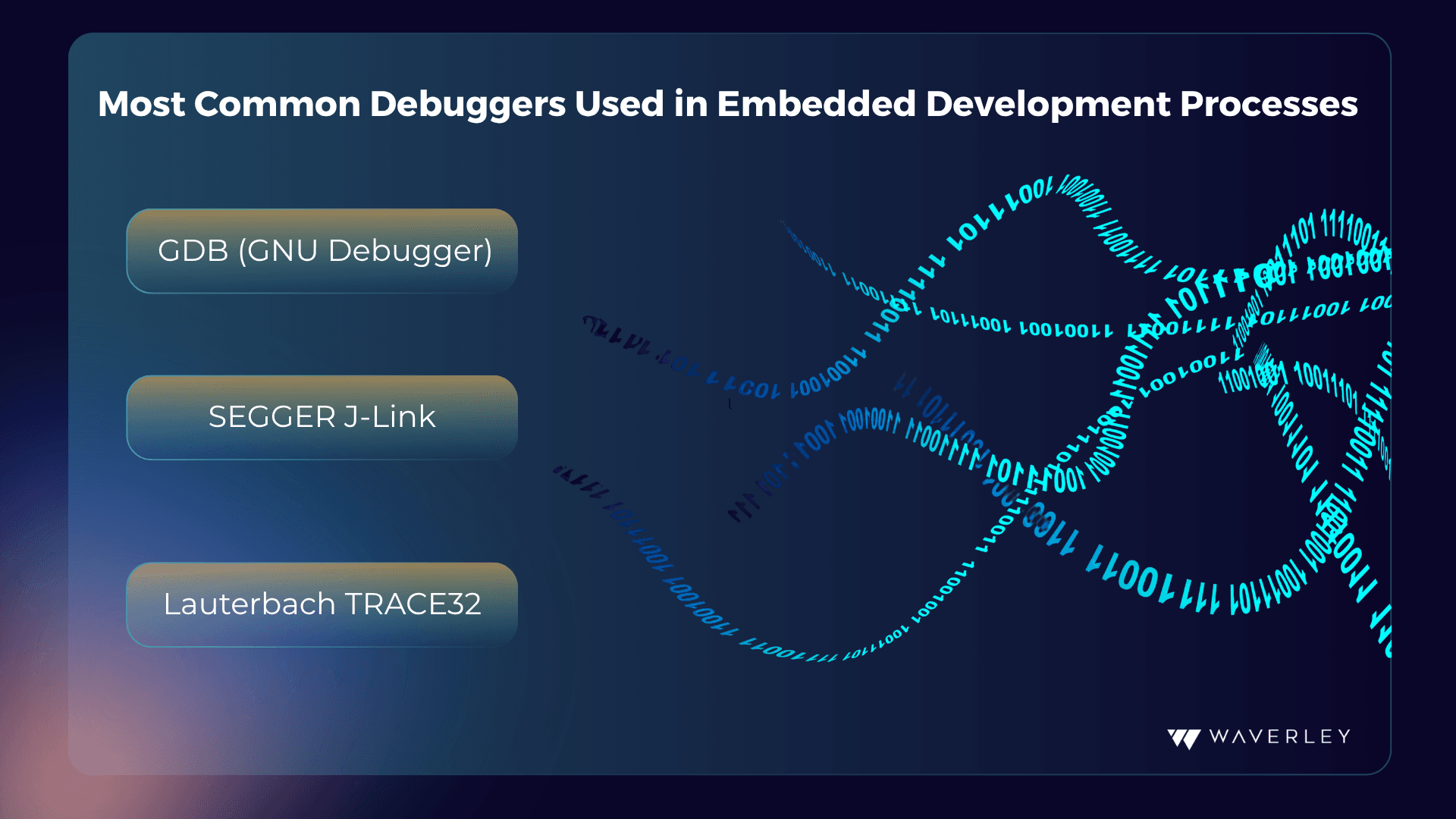 Most common debuggers used in embedded development