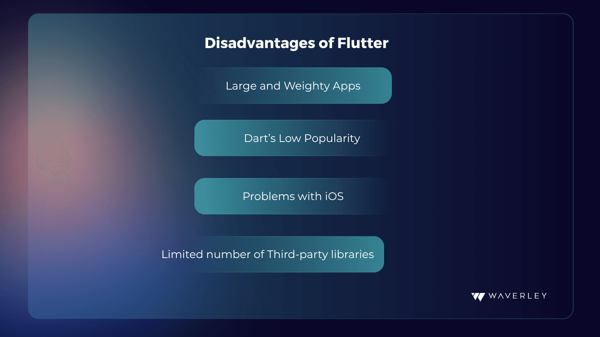 Disadvantages of Flutter
